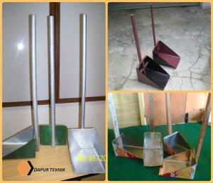 DIY Serokan dari Sapu Bekas dan Seng