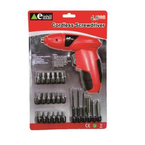 Einhill Cordless Screwdriver 4,8V-25pcs