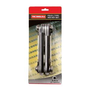 Yokhohama Kunci L Set Lipat 8 Pcs