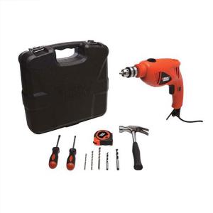 Black-Decker Bor Impact 10mm - Toolkit 9 Pcs HD400K9