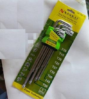 Nankai Kunci L Set Bintang Panjang 9 Pcs (T10 - T50)