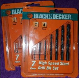 Black-Decker Mata Bor Besi Set HSS 7 Pcs