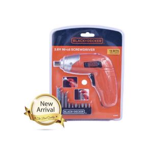 Black-Decker Cordless Screwdriver 3,6V Type KC3610 (Blister)